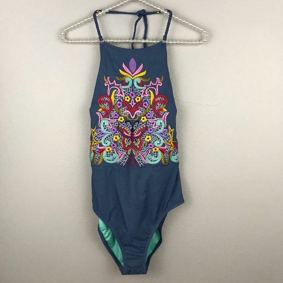 Nanette Lepore Emboidered One Piece - Picture 2 of 7